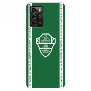 Funda Para Zte Blade A72 Del Elche Cf Escudo Fondo Verde - Licencia Oficial Elche Cf