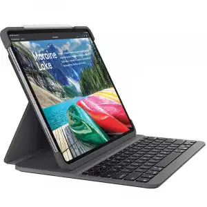 Logitech Slim Folio Pro Funda con Teclado Bluetooth para Apple iPad Pro de 12.9 (3ª Generación)