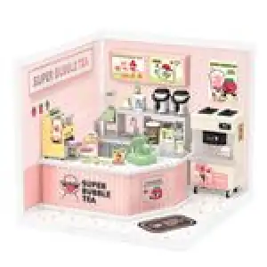 Maqueta a escala Robotime Double Joy Bubble Tea