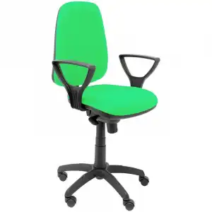 Piqueras y Crespo Tarancón Bali Silla Oficina con Brazos Fijos Verde Pistacho