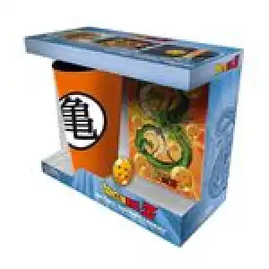 Set vaso + pin + cuaderno Dragon Ball