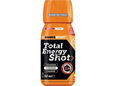 Suplemento alimenticio - NamedSport Total Energy Shot, Cafeína, Guaraná, Taurina