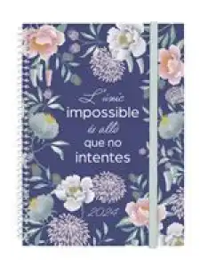 Agenda anual 2024 Finocam A5 Design Collection E10 semana vista horizontal Imposible catalán