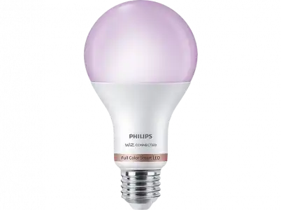 Bombilla inteligente - Philips Smart LED, 13W A67 E27, Luz Blanca y de colores, Wi-Fi, Control voz tecnología SpaceSense