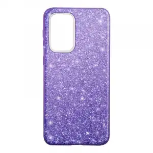 Carcasa Purpurina Con Lámina Semirrígida Extraíble Violeta Galaxy A33 5G