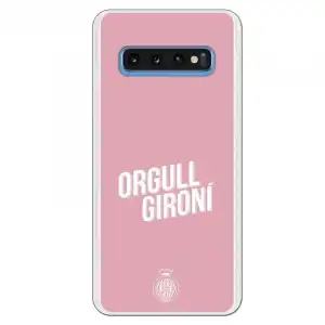 Funda Oficial Girona Fc Orgull Gironi Rosa Para Samsung Galaxy S10 Plus
