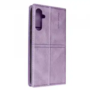 Funda Para Samsung Galaxy A34 5g Tarjetero Soporte Solapa Magnética Violeta