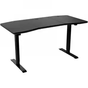 Nitro Concepts D16E Mesa Gaming con Altura Regulable Eléctricamente Negra