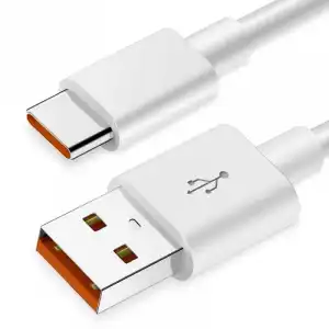 OcioDual Cable de Carga/Datos USB-C a USB 2.0 Carga Rápida 30cm Blanco