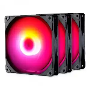 Phanteks M25-140 Kit 3 Ventiladores Suplementarios DRGB 140mm Negros