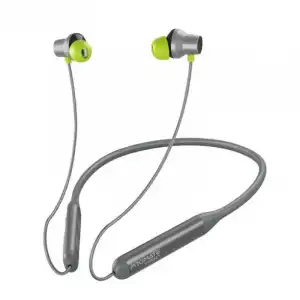 Promate Velcon Auriculares Inalámbricos Bluetooth para Cuello Cancelación de Ruido Activa ANC Gris