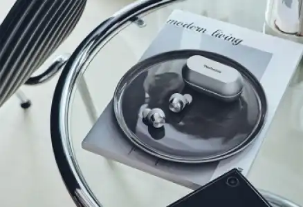 Technics - Auriculares De Botón EAH-AZ70W Cancelación De Ruido Híbrida Dual, Bluetooth 5.0, Con Micrófono