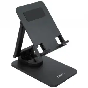 TooQ Hermes Halley Soporte de Sobremesa Ajustable para Móvil o Tablet de Hasta 12,9"