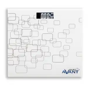 Avant AV6105 Báscula de Baño Digital Cristal Blanco