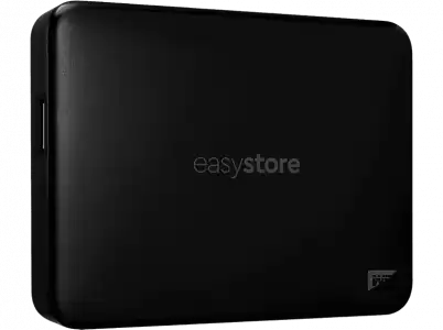Disco duro externo 5 TB - WD Easystore, Portátil, HDD, USB 3.2 Gen 1, Software de Copia Seguridad, Para Windows y Mac, Negro