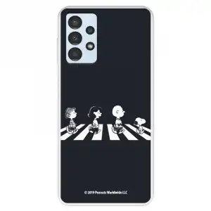 Funda Para Samsung Galaxy A13 4g Oficial De Peanuts Personajes Beatles - Snoopy