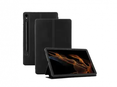 Funda tablet - Mobilis 068008, Compatible con Galaxy Tab S9, Tablets de 11'', Tipo libro, Negro