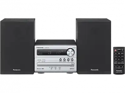 Microcadena - Panasonic SC-PM250 EC-S, 20 W, Bluetooth, USB, CD, Radio FM, Plata
