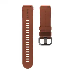 Polar - Correa De Cuero Para Reloj Smartwatch Ignite 3 Titanium 20mm Talla M-L