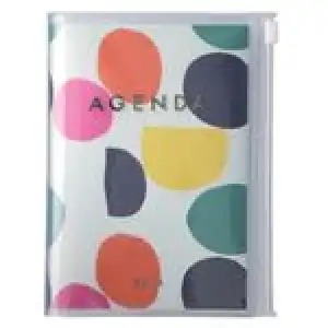 Agenda anual 2024 Mark's A6 Abstract semana vista vertical mint