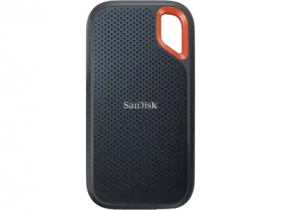 Disco duro SSD externo 2TB - SanDisk Extreme Portable SSD, 2.5", Hasta 1050 MB/s, NVMe, USB 3.2, IP65, Gris