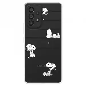 Funda Para Samsung Galaxy A53 5g Oficial De Peanuts Snoopy Rayas - Snoopy