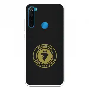 Funda Para Xiaomi Redmi Note 8 Del Zaragoza Cf Femenino Escudo Fondo Negro - Licencia Oficial Zaragoza Cf Femenino