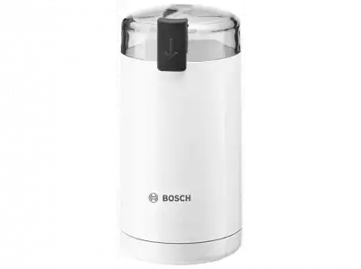 Molinillo de café - Bosch TSM6A011W, 180 W, Capacidad 75 g, Blanco