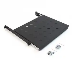 Powergreen Bandeja Movible 1U para Armario Rack de 19" con Fondo de 80cm
