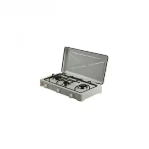Fm Calefacción Hg-300 Mesa Encimera De Gas Blanco Hobs - Placa (mesa, Encimera De Gas, Esmaltado, Blanco, Giratorio, Frente)