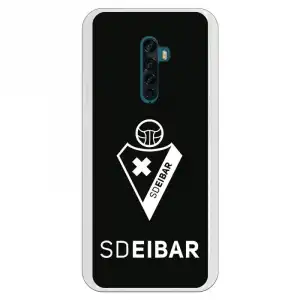 Funda Para Oppo Reno2 Del Eibar Escudo Fondo Negro - Licencia Oficial Sd Eibar