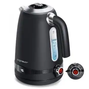 Hervidor Agua Electrico De 1.7l, 2200w, 7 Ajustes De Temperatura, Aigostar Loki