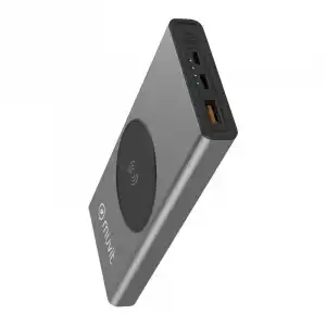 Muvit Powerbank 10000mAh 10W Wireless + Output USB- A + USB-C Gris