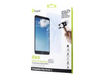 Protector de pantalla Muvit MUSCP0732 Cristal templado 0,33 mm para iPad Air/Air 2