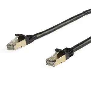 Startech Cable de Red RJ45 Cat 6a 5m Negro