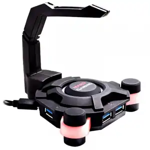 Tacens Mars Gaming MMS2 Soporte Cable de Ratón + Hub USB 3.0