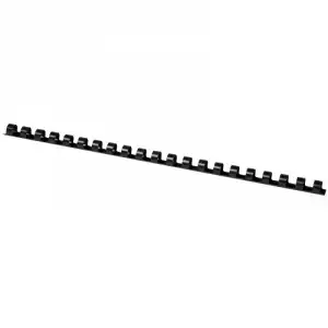 Canutillo Q-connect Redondo 22 Mm Plastico Blanco Capacidad 200 Hojas Caja De 50 Unidades