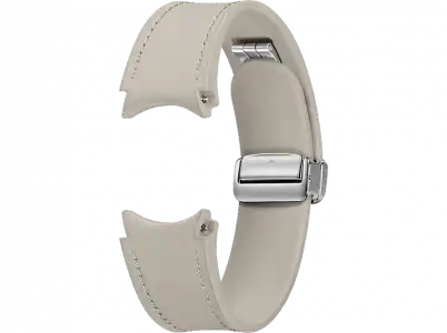 Correa - Samsung ET-SHR93SAEGEU, Para Galaxy Watch6, S/M, 20 mm, Con Hebilla en D, Cuero ecológico, Marrón