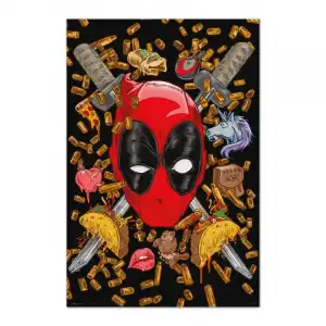 Erik Póster Marvel Deadpool Bullets and Chimichangas 91.5x61cm