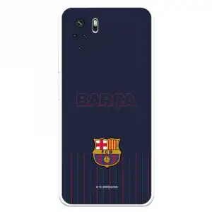 Funda Licencia Oficial FC Barcelona Fondo Azul para Xiaomi Redmi Note 10