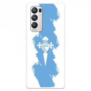 Funda Para Oppo Find X3 Neo Del Celta Escudo Trazo Azul - Licencia Oficial Rc Celta