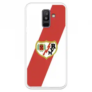Funda Para Samsung Galaxy A6 Plus 2018 Del Rayo Vallecano Escudo - Licencia Oficial Rayo Vallecano