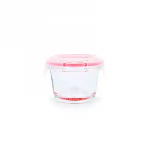 Ibili - Recipiente Redondo De 0.13l En Vidrio Borosilicato. Apto Horno