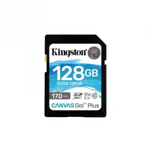 Kingston Canvas Go Plus SDXC 128GB UHS-I U3 V30 Clase 10