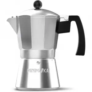 Mini Moka KCP9003 Cafetera Italiana 3 Tazas Plata
