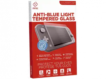 Protector de pantalla - FR-TEC, Para Nintendo Switch Lite, Dureza 9H, Anti-huellas, Transparente