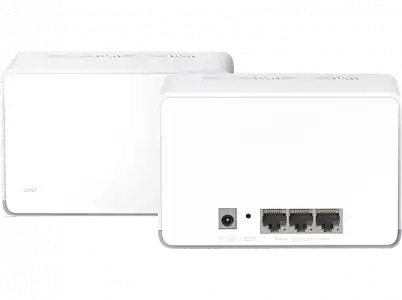 Sistema WiFi Mesh - Mercusys Halo H70X, 1800 Mbps, 2 Unidades, 150 Dispositivos, 6, Blanco