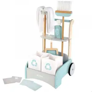 Woomax Carrito de Limpieza de Madera