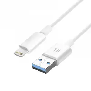 Avizar Cable USB 3.0 a Lightning Macho/Macho Carga y Transferencia de Datos 1.5m Blanco