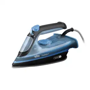 Braun - Plancha De Vapor FreeStyle 3 FI3194BK Con Mango Abierto Y Tecnología FreeGlide 3D Negro